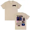 Rapper Cano Triana Tour Album 2025 Graphic T Shirt Men Women Fashion Hip Hop Vintage T-shirts Casual Cotton Short Sleeve T-shirt 6