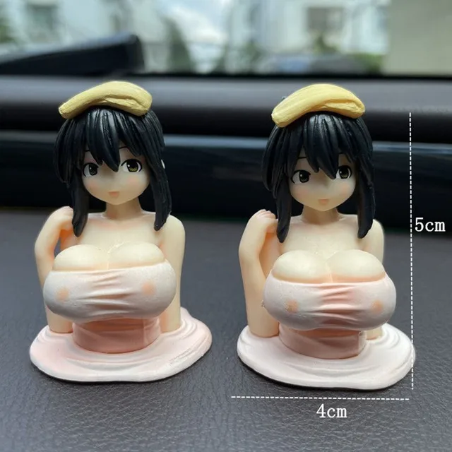 XXLZ Kanako Chest Shaking Ornaments, Chest Shaking Ornaments, Shaking Chest  Car Ornaments, Car Decoration Kanako Collection Model Doll, for Room Car