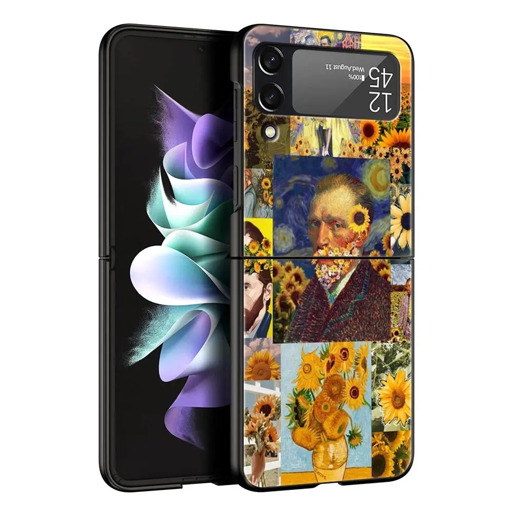 Gift Phone Case - Black Hard PC Shell with Van Gogh Starry Night Art Aesthetic