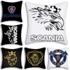 Pillow Covers Cartoon Sofa Decorative Home Double-sided Printing Short Plush Cute Cushion Cover S-S-Scanias 1