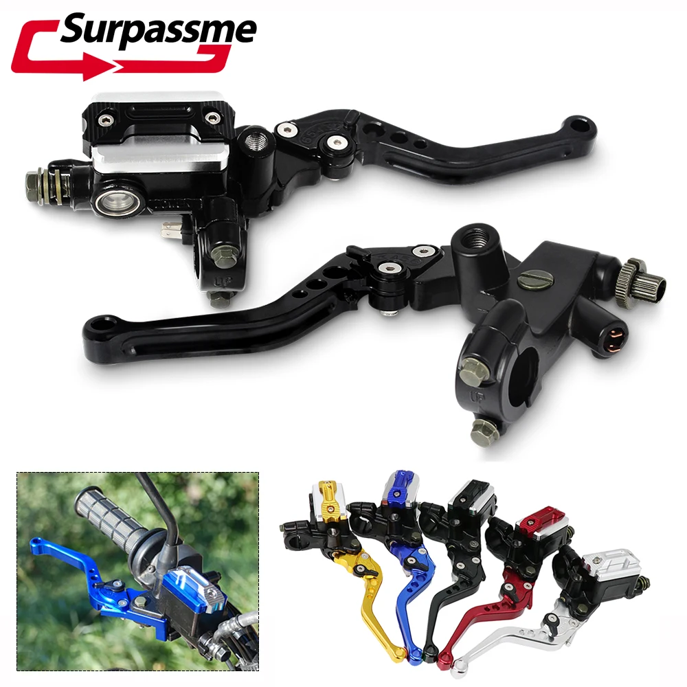 Universal 7/8'' 22mm Motorcycle Brake Lever Master Cylinder Clutch