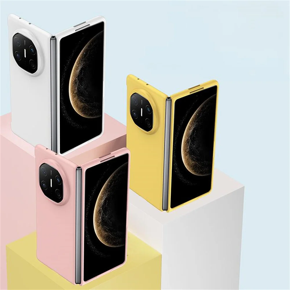 حافظة هاتف بلون سادة لهاتف هواوي ميت X3 X6 غطاء خل...