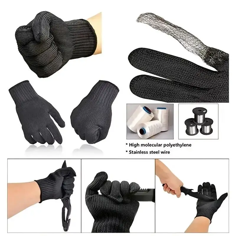 Stainless Steel Gloves Cut Resistant Safety