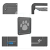 Dog Screen Door Lockable Pet Screen Door, Magnetic Self-Closing Screen Door with Locking Function, Sturdy Screen Door for Dogs 4
