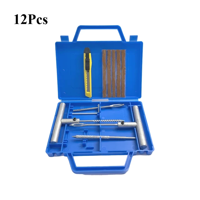Car Tire Repair Tool Tire Repair Kit Studding Tool Set Auto Bike Motorcycle Tire Repair Puncture Plug Car Accessories
