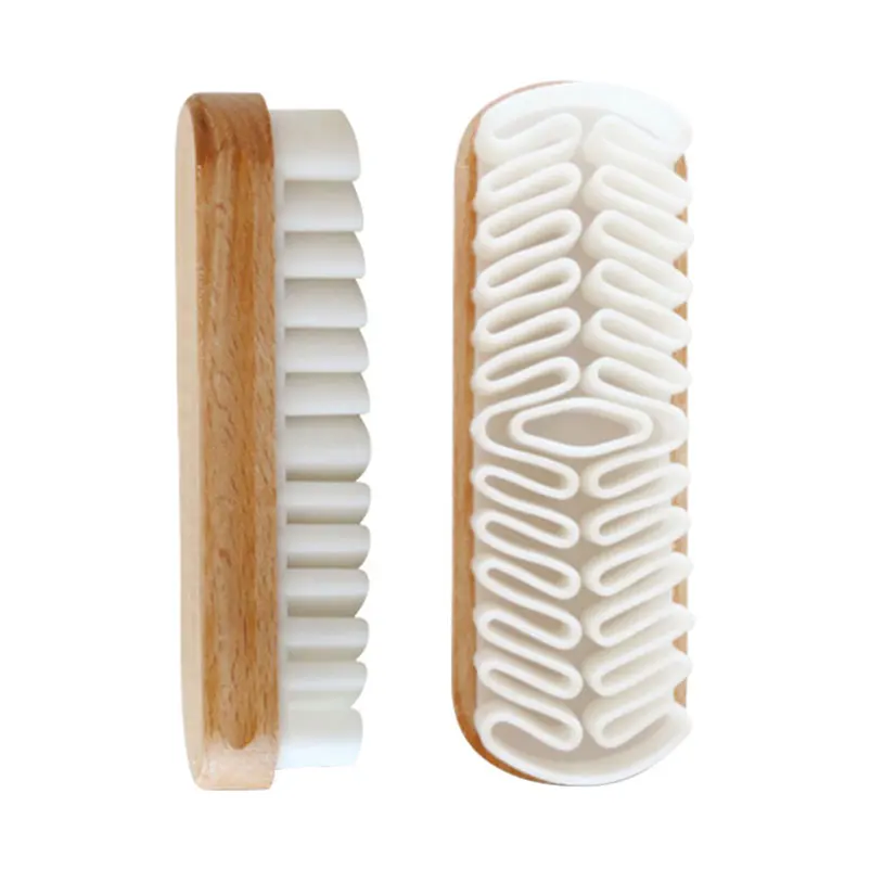 Leather Brush For Suede Boots Bags Scrubber Cleaner White Rubber Crepe Shoe Brush Household