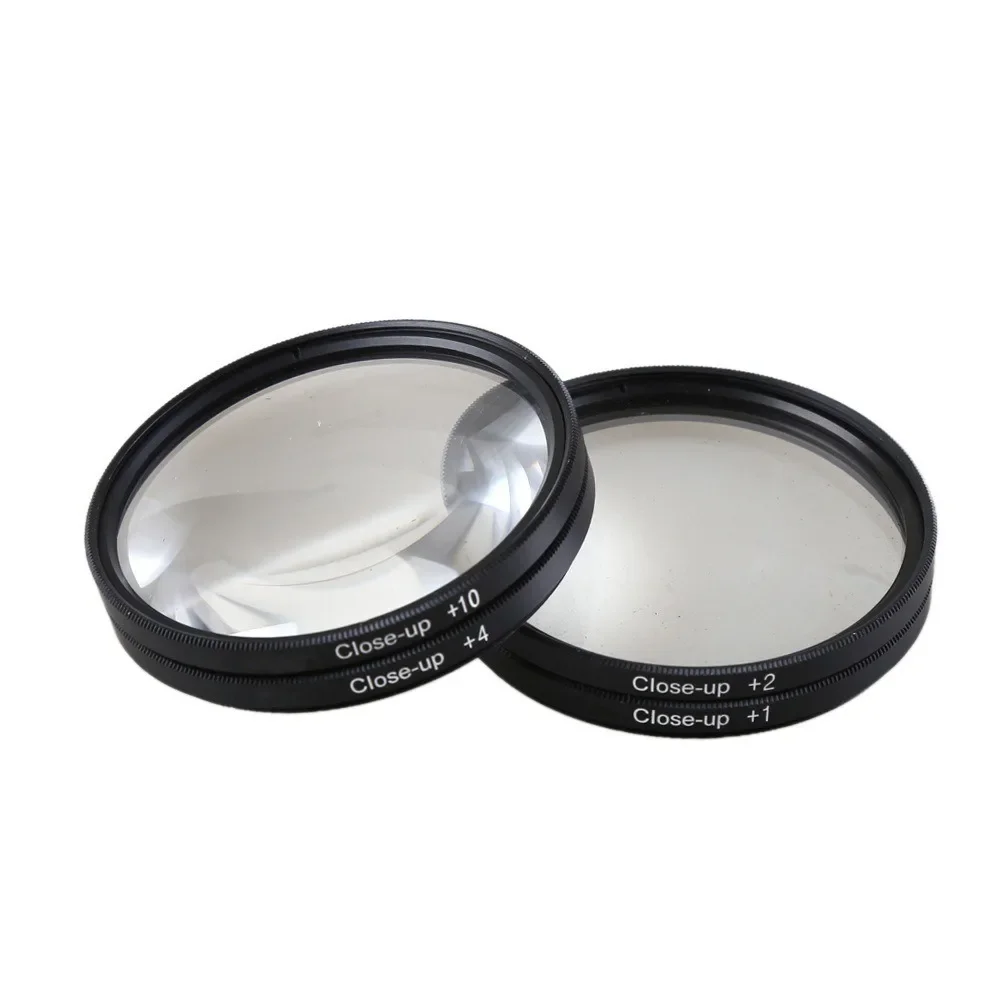 Macro Close Up Lens Filter +1+2+4+10 Filter Kit 49mm 52mm 55mm 58mm 62mm 67mm 72mm 77mm for Canon Nikon Sony Cameras camera lens filter