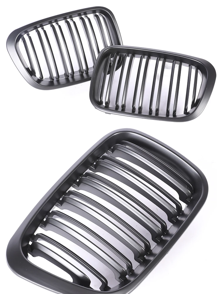 Glossy Matte Black Carbon M Color Grille Grill