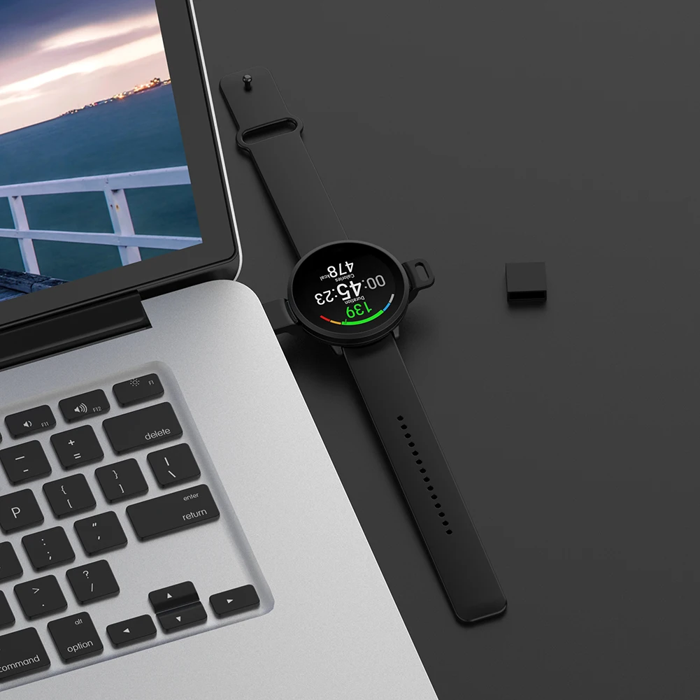 Elegant Smart Watch USB Charging Cable and Comfortable Wristbands