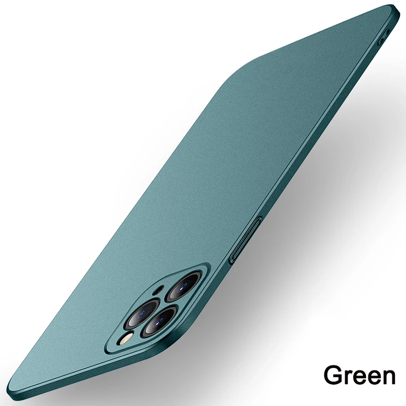 Sleek Sandstone Matte Shockproof Phone Case – Ultra Thin Durable Hard Cover