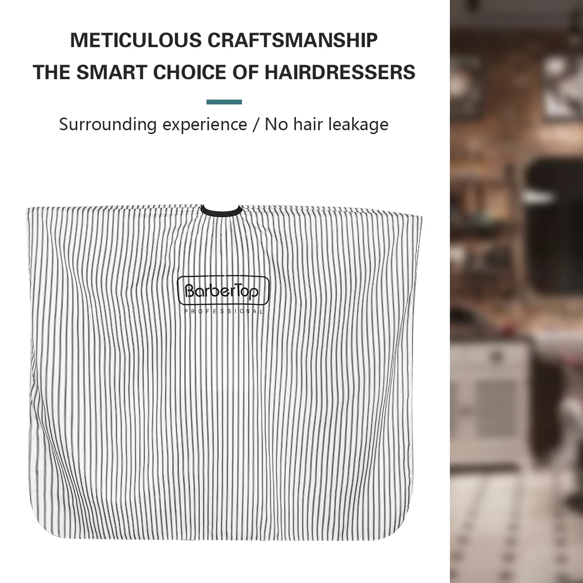 전문 미용사 및 이발사를 위한 BarberTop 방수 헤어 커팅 가운 - 내구성이 뛰어나고 편안한 살롱 케이프 액세서리