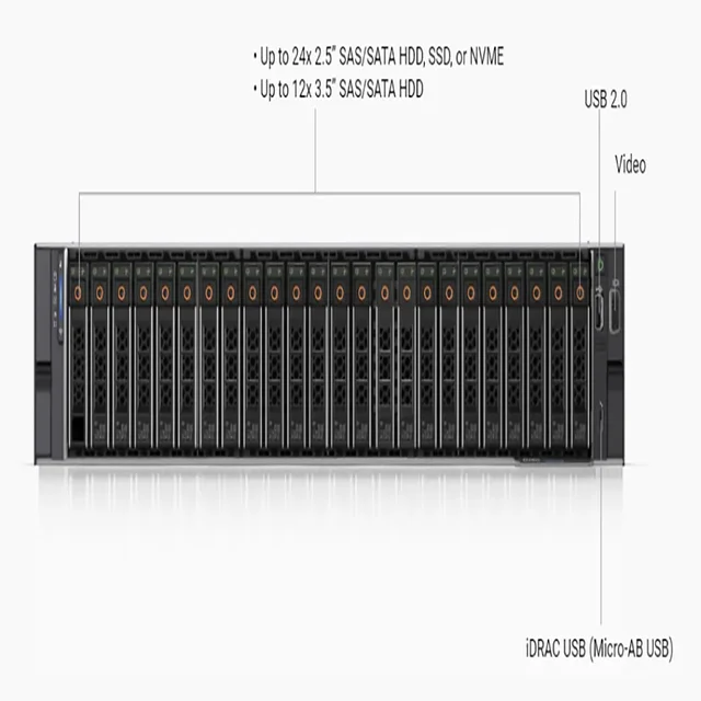 12-core 2.1G main frequency R750 rack server