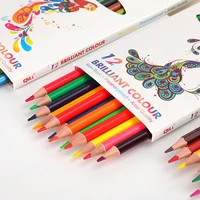 12 Colors Colored Pencil Set Vibrant Oily Water Soluble Coloring Pencils Premium Artist Art Supplies for Sketching Coloring 1