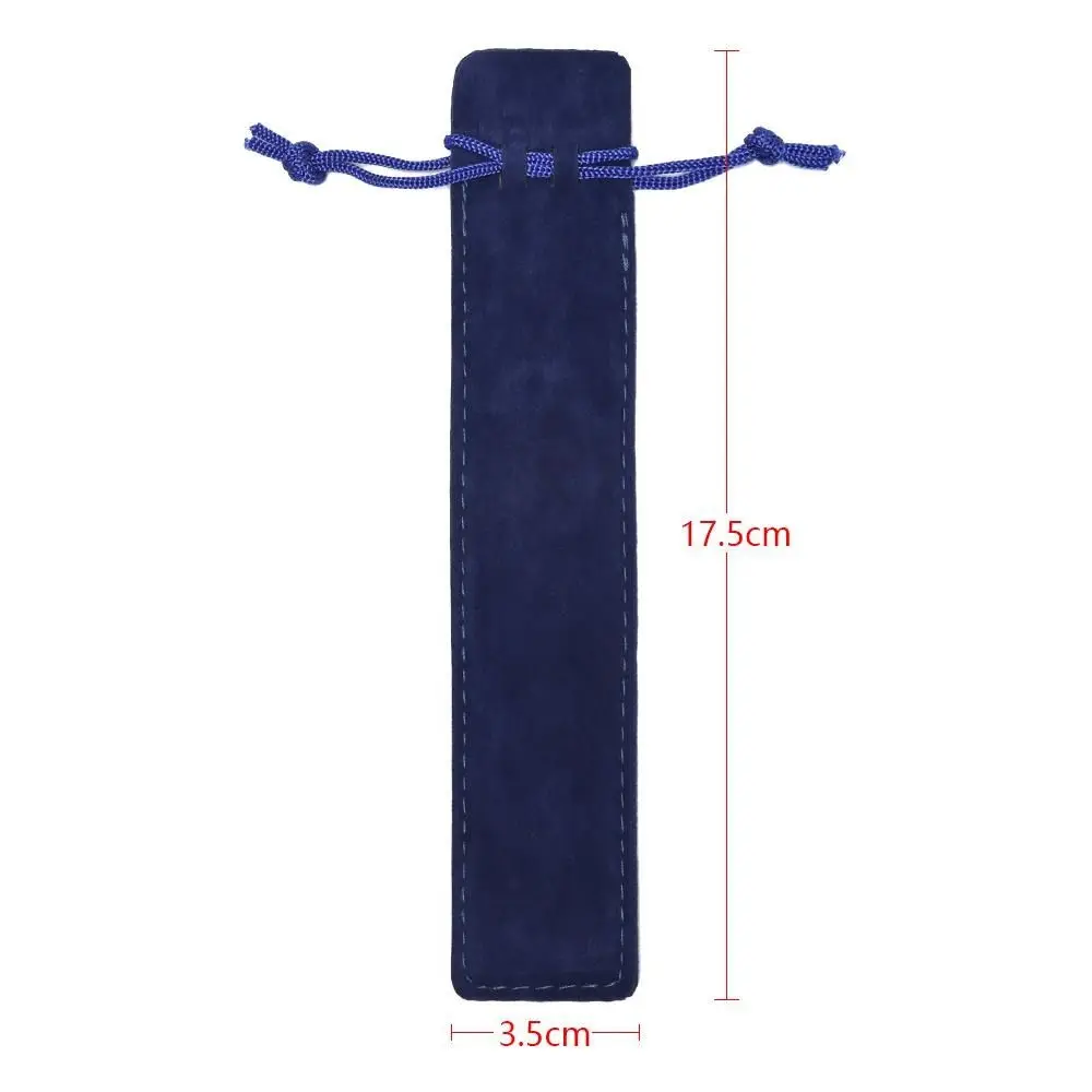 10PCS Plush Cloth Pen Bag Double-sided Thickened Velvet Pen Pouch Sleeve Holder Office School Supplies 6