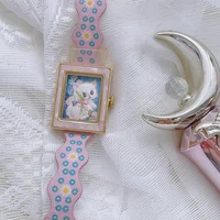 Cartoon Electronic Watch for Girl, Blue Watch, Cute Fashion, Gift 2