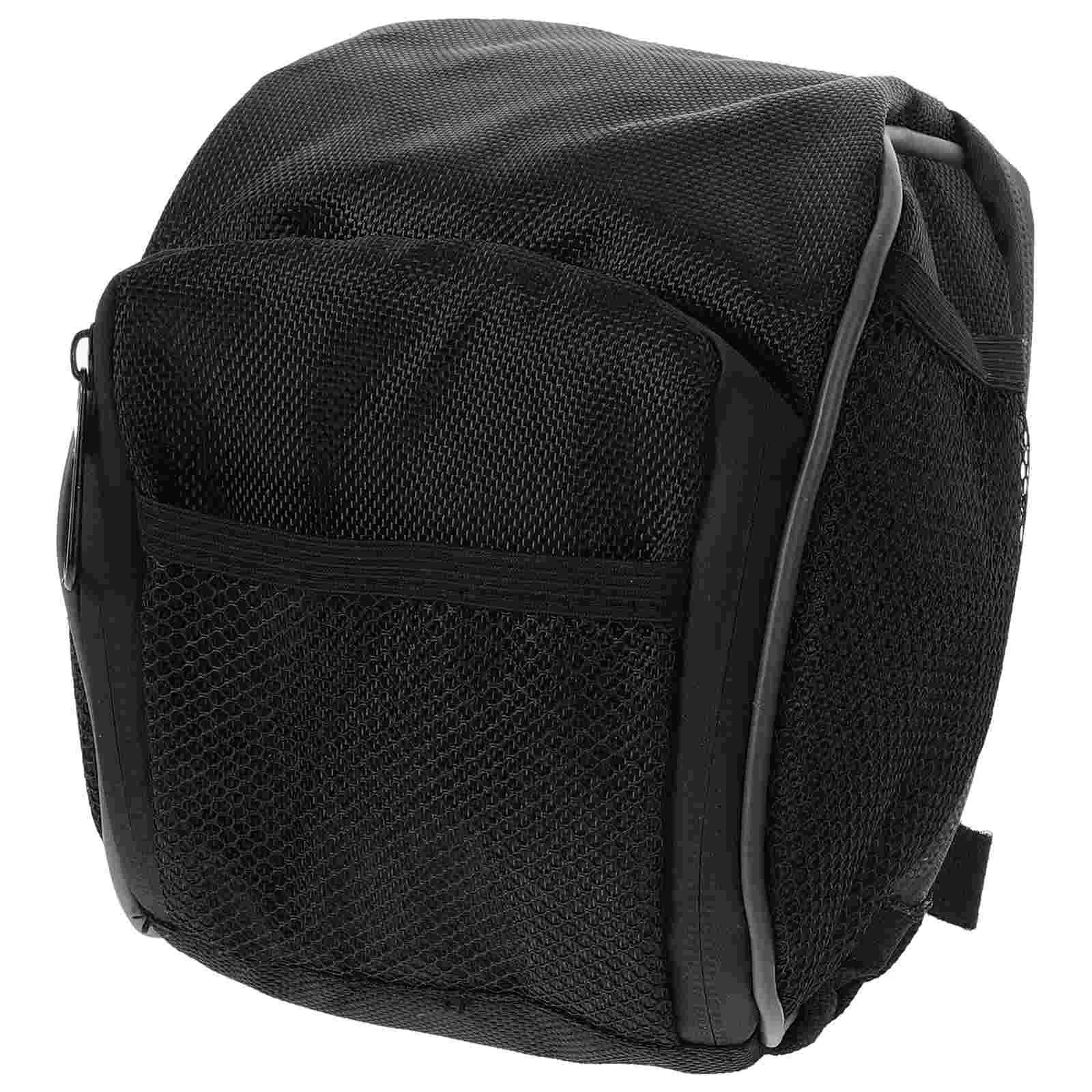 

Handlebar Bag Bike Front Tube Frame Storage Bag Cycling Bag (Black)