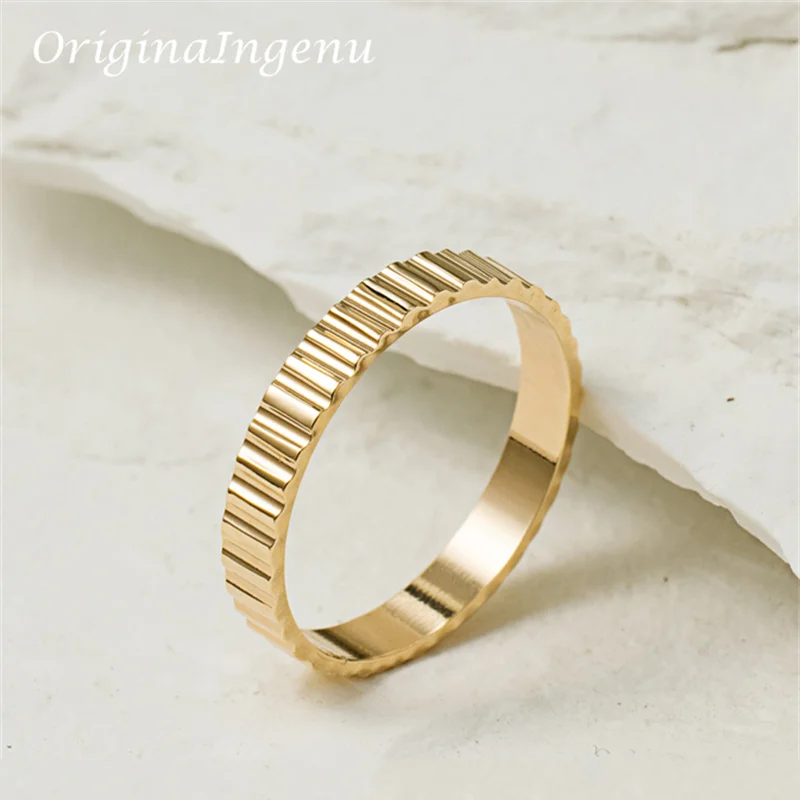 Gold Band Ring | Simple Plain Gold Ring | Gold Stackable Rings | Thin Thick  Band Ring | Gold Wedding Ring | WATERPROOF | STAINLESS STEEL