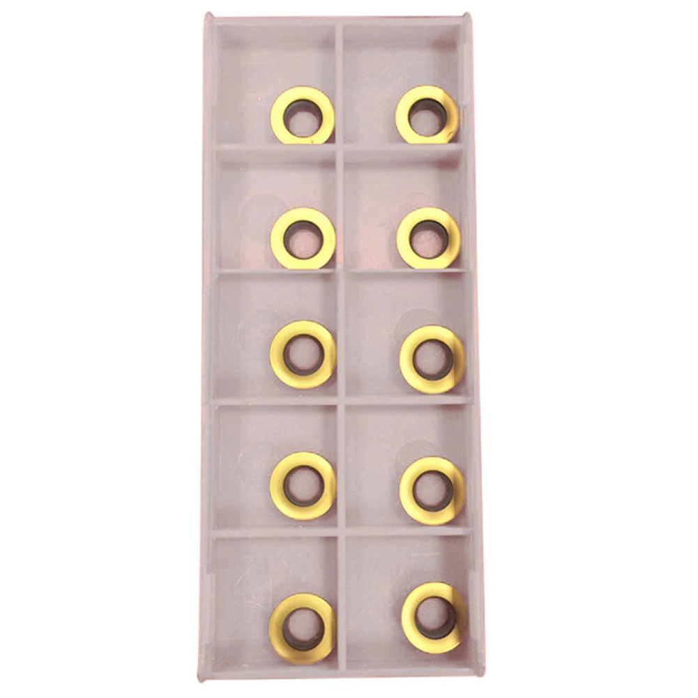 

10pcs RPMT1003MO-TT CNC RPMT1003MO-TT CNC RPMT1003MO-TT CNC Carbide Inserts Blades Easy To Replace Obvious Speed Advantage