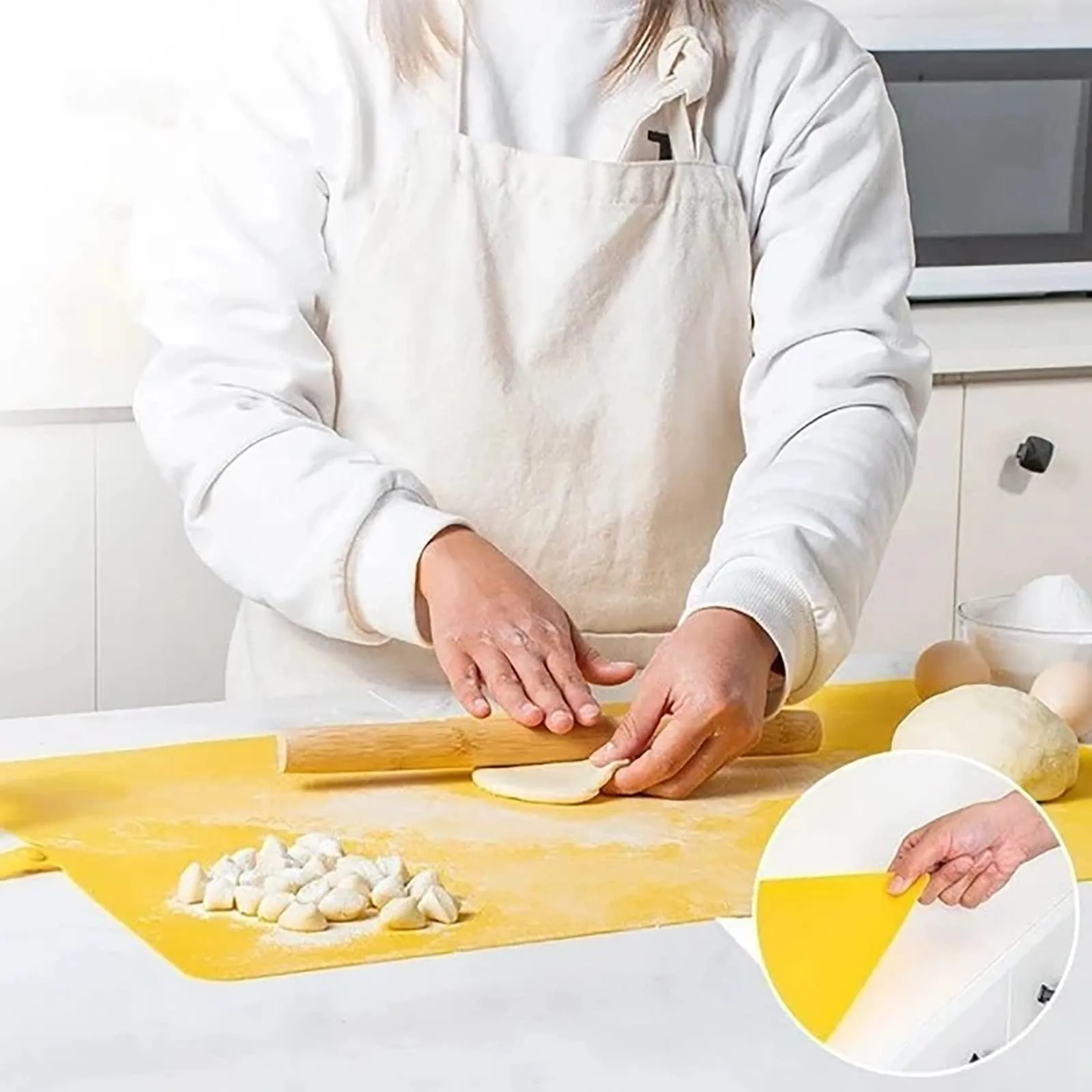 

40*65cm Extra Thick Large Baking Mat Silicone Pad Sheet Baking Accessories For Rolling Dough Pizza Dough Non-Stick Kitchen Tools