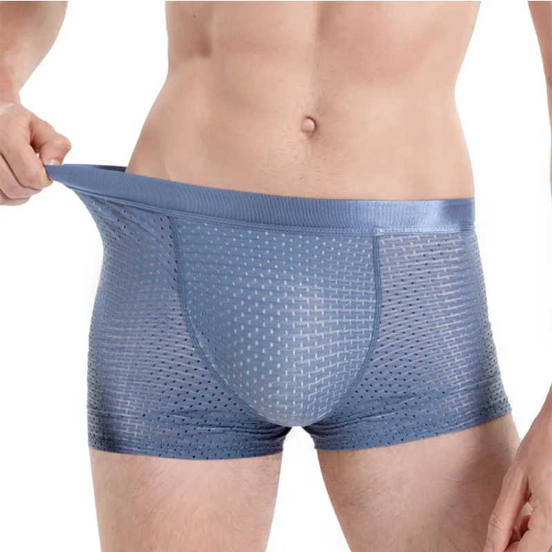 Men's Buttocks Enhancer Padded Panties Boxer Briefs Breathable Mesh Sponge Butt Lift Up Underpants