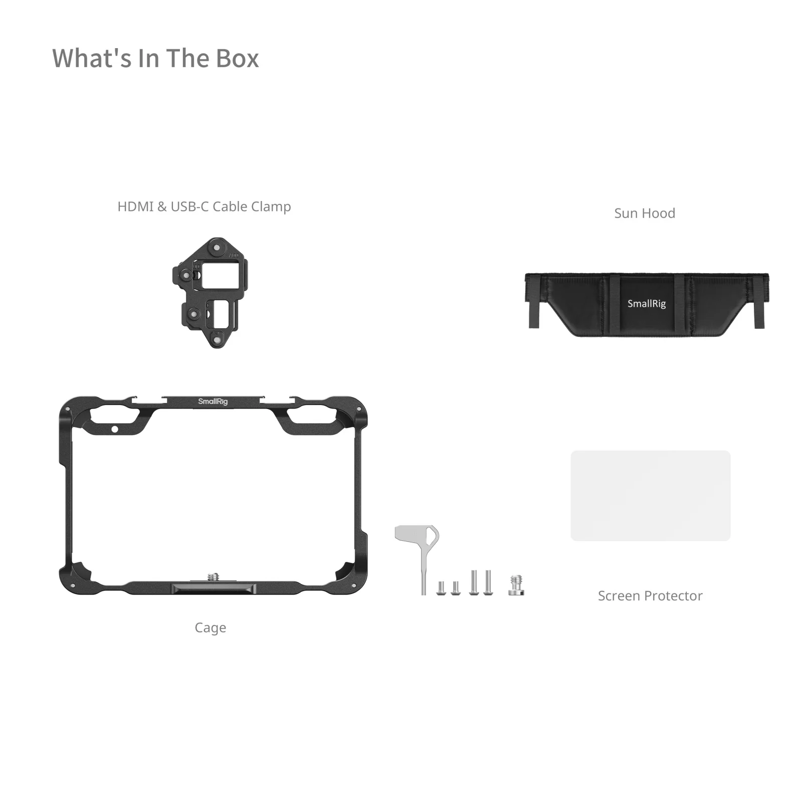 SmallRig Monitor Cage Kit for Atomos Shinobi II, with