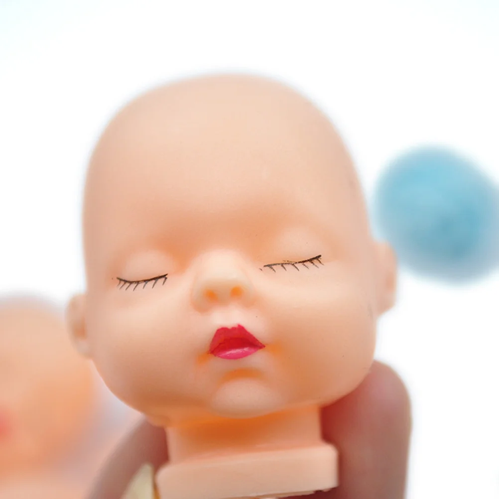 미니 잠자는 인형 머리, DIY 핸드 페인팅 인형, 바디 부품 공예, 키체인 액세서리, 어린이 선물