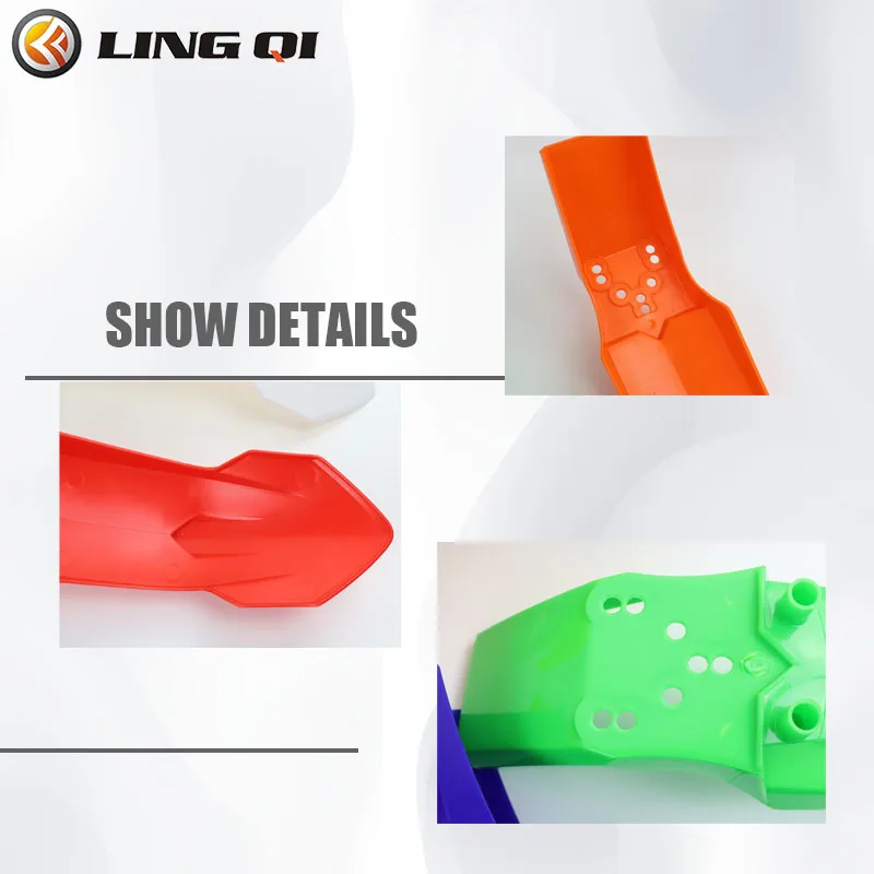 Coppia Parafanghi In Plastica Per Mini Bici, ATV, Go Kart, Quad, Buggy E E-bike – Fissaggio Universale
