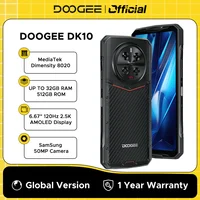 World Premiere DOOGEE DK 10 5G Dimensity 8020 Morpho Quad Camera 50MP Rugged Phone  6.67" 120Hz 2.5K AMOLED 120W 32 GB+512 GB 1