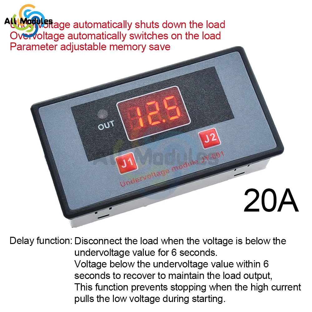 Battery Over-Discharge Protection Controller, 12V Safeguard System