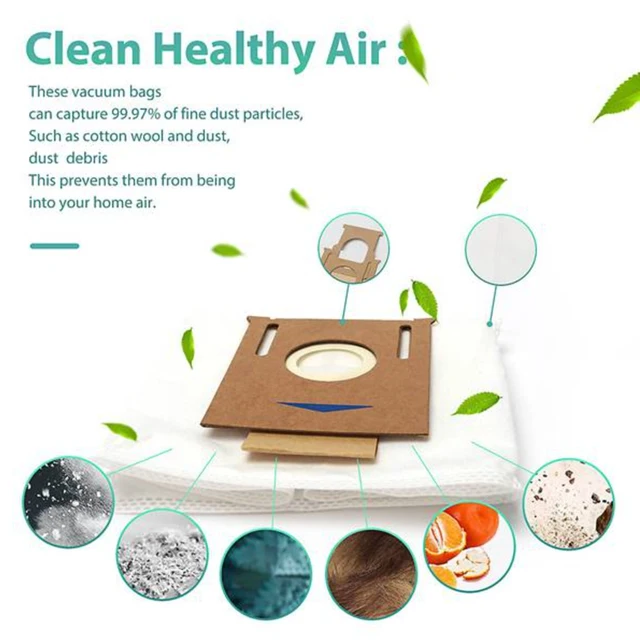 17Db Az Ecovacsok Számára Deebot Ozmo T8 Aivi Max T9 Sorozat N8 Pro Pro+ Fő Oldalsó Kefe Szűrő Mopszövet Porzsák - Image 6
