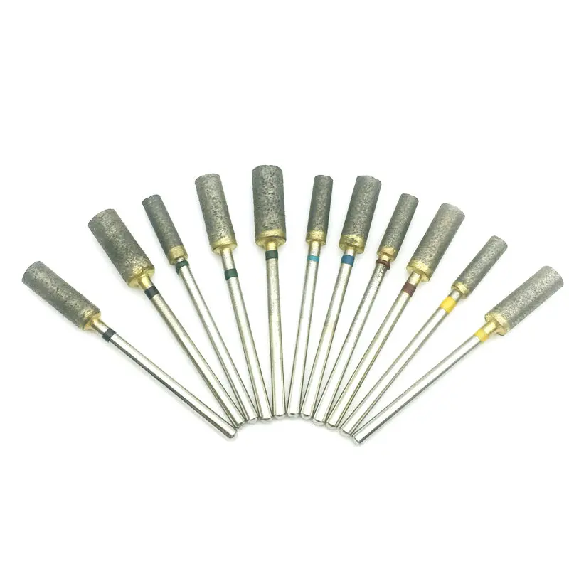 Diamond Burs 67 Sizes 2.35mm Fully Sintered Extremely Durable Grind or Polish Smoothly for Metal/Stone/Dental/Nail