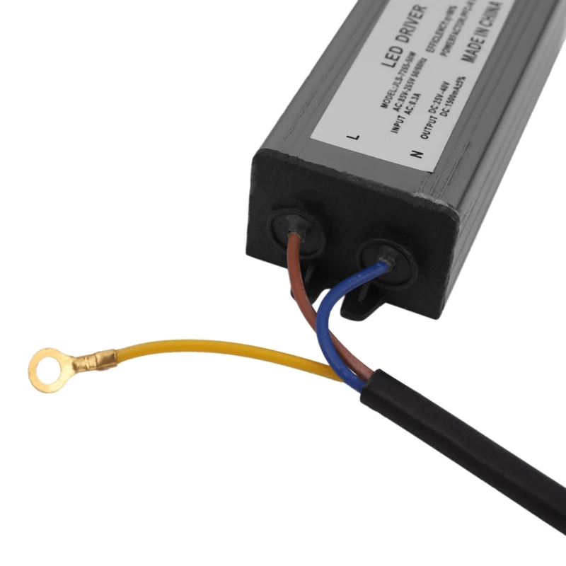 LED 드라이버 방수 IP67 전원 공급 장치, 고전력 어댑터, 50W LED 칩 전구, 에너지 절약, DIY 일광 프로모션, 4X 50W