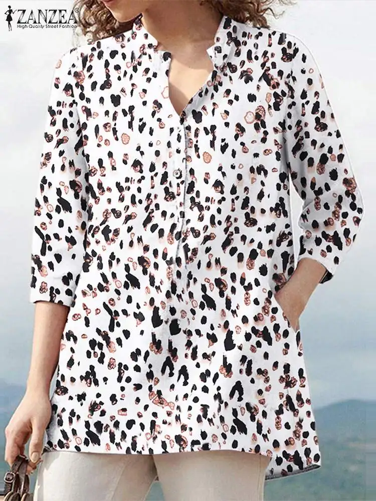 ZANZEA  ĳ־ ĵ Ʈ , V 3/4  콺, Ƽ ÷η ,   ũ 콺,  2023