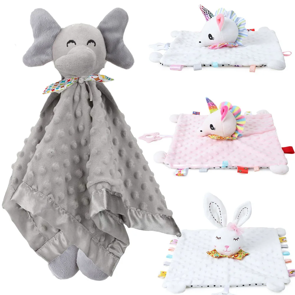 ElephantLoveysforBabiesSoftSecurityBlanketBabySnuggleToy
