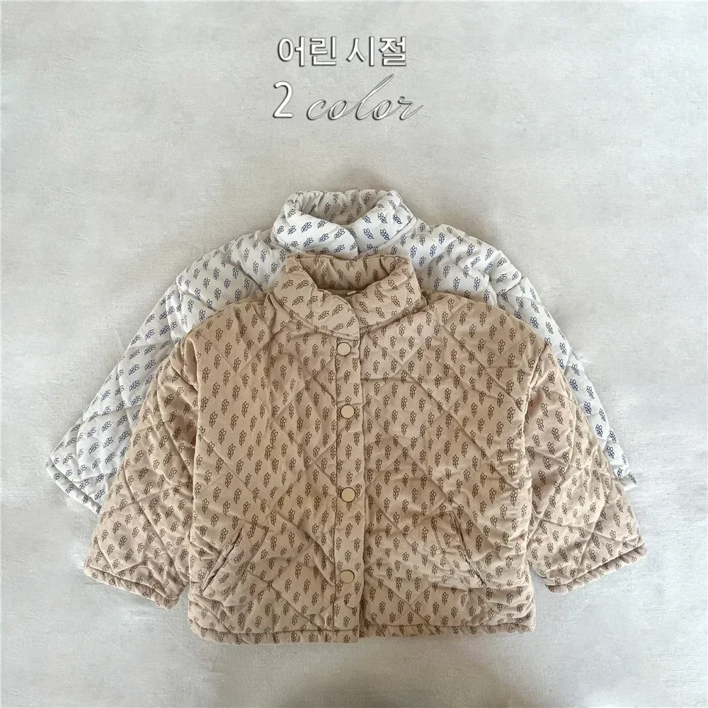 Children Cotton-padded Jacket Light South Korean Children Wear Winter Boys and Girls Covered with Wheat Cotton Jacket