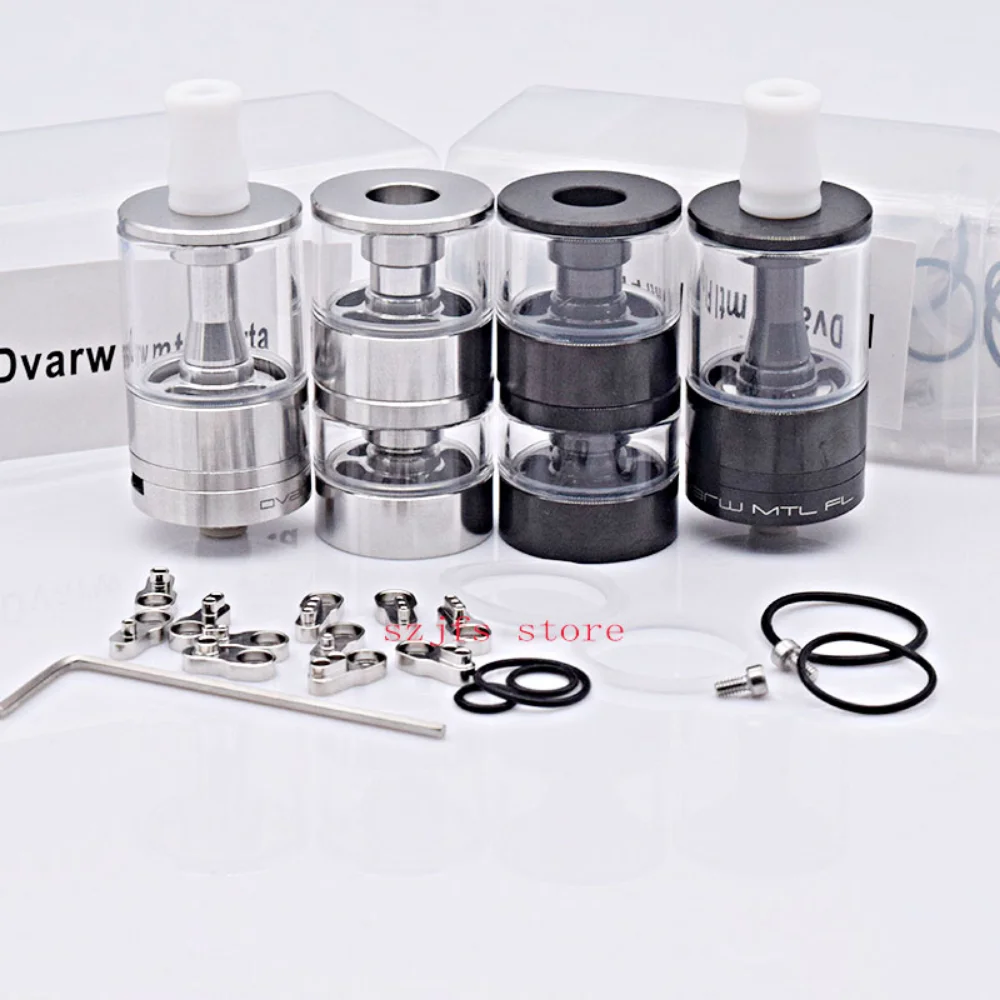 

Dvarw MTL FL RTA 24mm 22mm Atomizer Airflow Rebuildable E Cigarette Accessory 316ss 5ml 2ml Tank Dvarw Mtl Rta Single Coil Vape