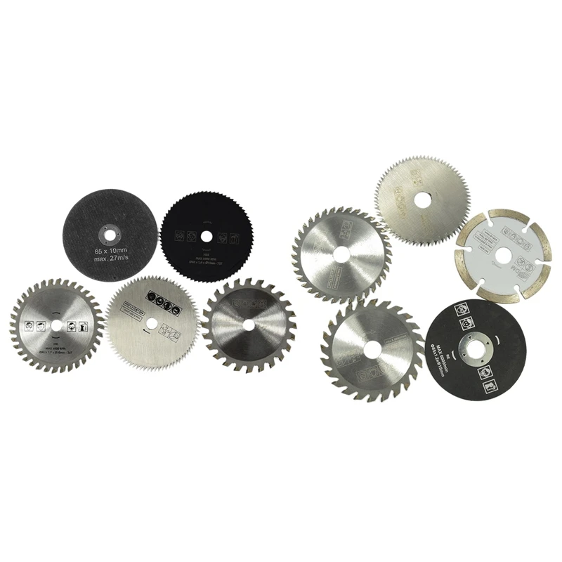 

5 Pcs 85Mm Cutting Tool Wood Saw Blades For Multi-Function Power Tool Circular Saw Blade Bore Wood Cutting Disc