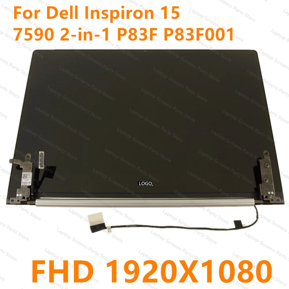 

15.6" LCD Screen 1920 x 1080 For Dell Inspiron 15 7590 2-in-1 P83F P83F001 FHD LCD Display 15.6" Touchscreen Complete Assemby