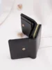1pcs Women's Fashion Leather Trifold Wallet Credit Card Wallet Coin Purse Suitable for Girls White Collar Students Daily Use 5
