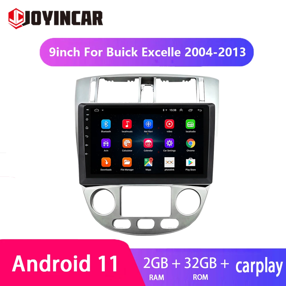 

Android 11 Carplay For Chevrolet Lacetti J200 For Buick Excelle Hrv Car Radio GPS Navigation 9'' 2 Din WIFI Stereo Video Player