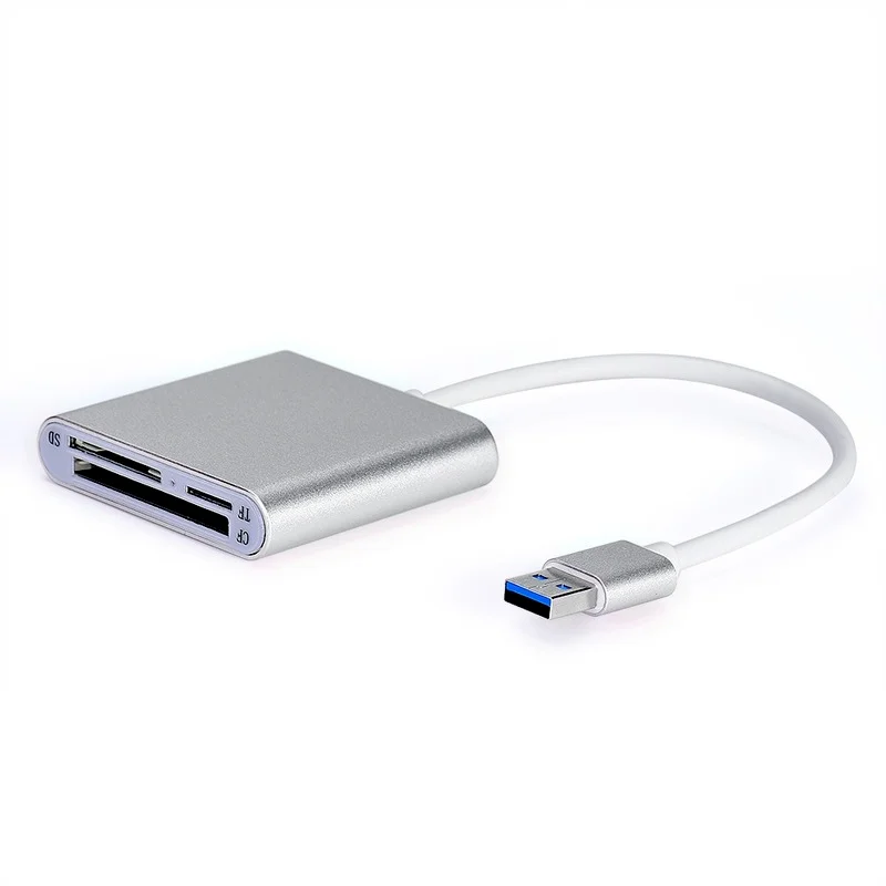 Многофункциональный 3-в-1 кардридер USB 3 0 с поддержкой карт TF/SD/CF высокоскоростной