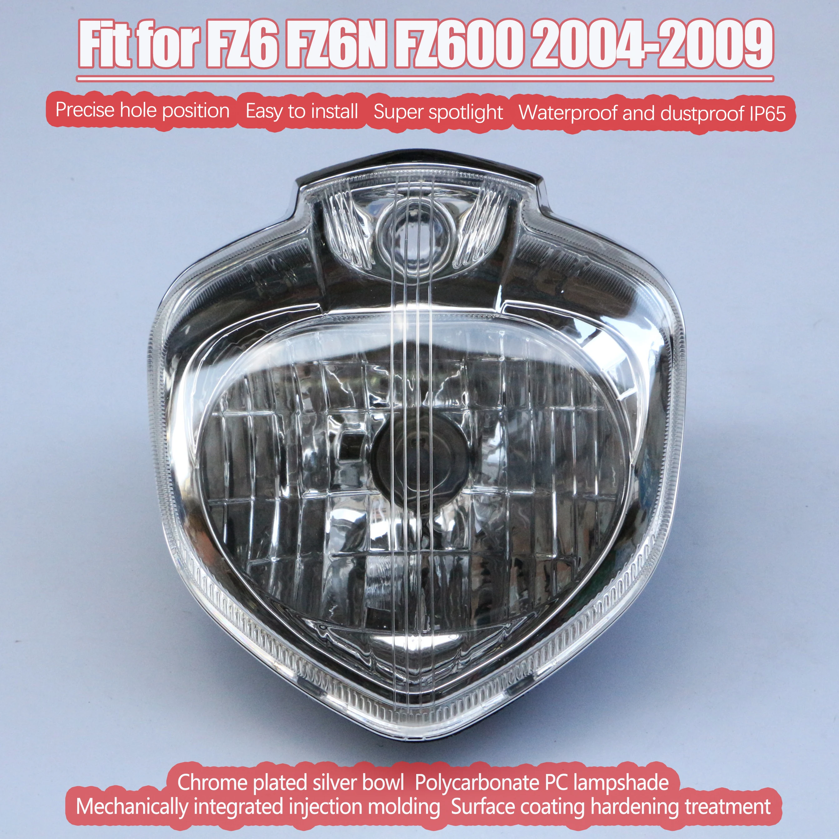 Motorcycle Front Headlight Headlamp Head Light Lamp Assembly Fit For