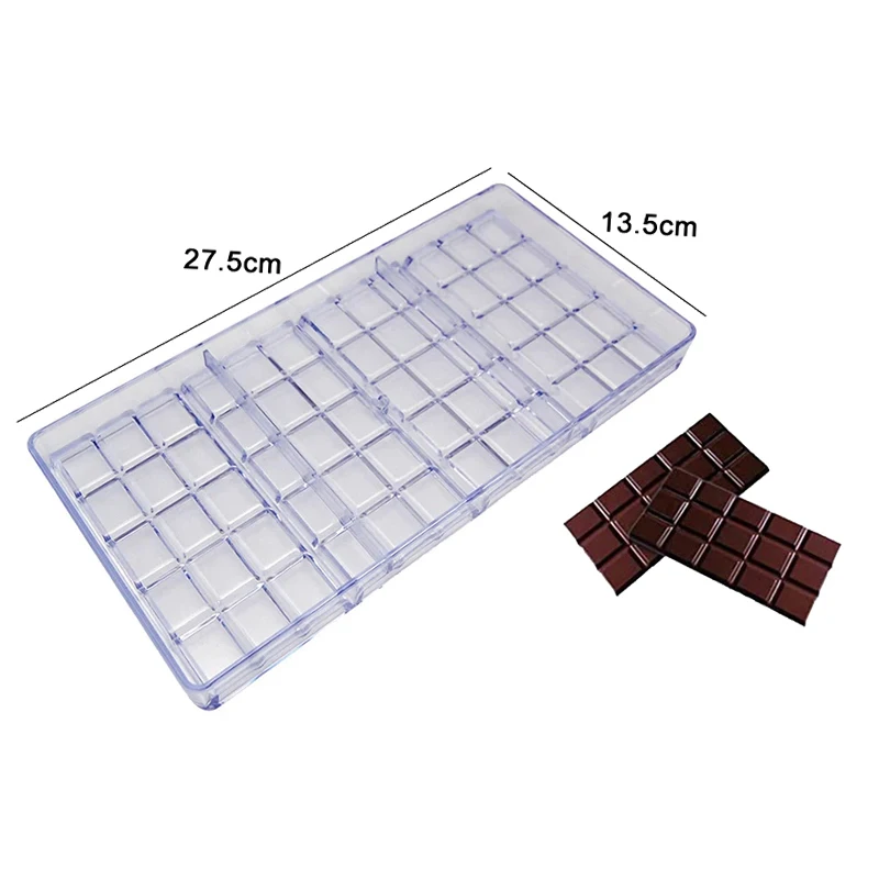 Chocolate Mold 3D Polycarbonate Transparent Plastic Kitchen Baking Tools for DIY Pastry... - SKU CMHB1738 - UGI Packaging
