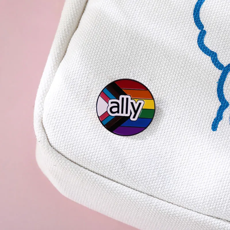 Ally Pride Flag Pin 6