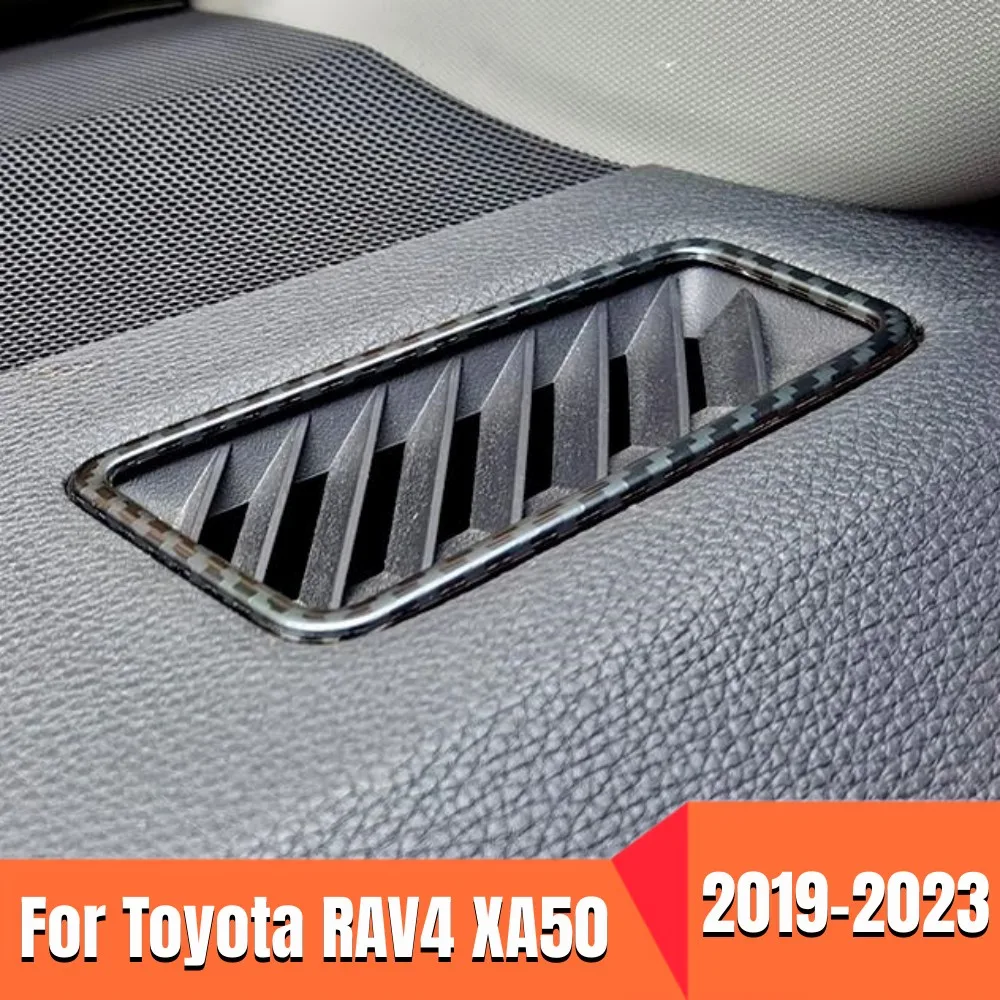 

2 PCS For Toyota RAV4 RAV 4 XA50 2019 2020 2021 2022 2023 Hybrid Front Air Vent Trim Cover Stainless steel Interior Accessories
