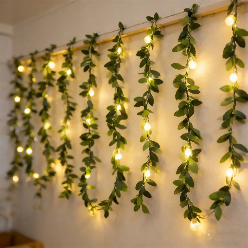 Battery-Powered Ivy Fairy String Lights - 10M