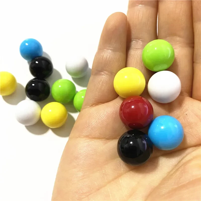 50Pcs Colorful Plastic Diameter 14mm Solid Balls For Board Games Accessory Ball Run Game