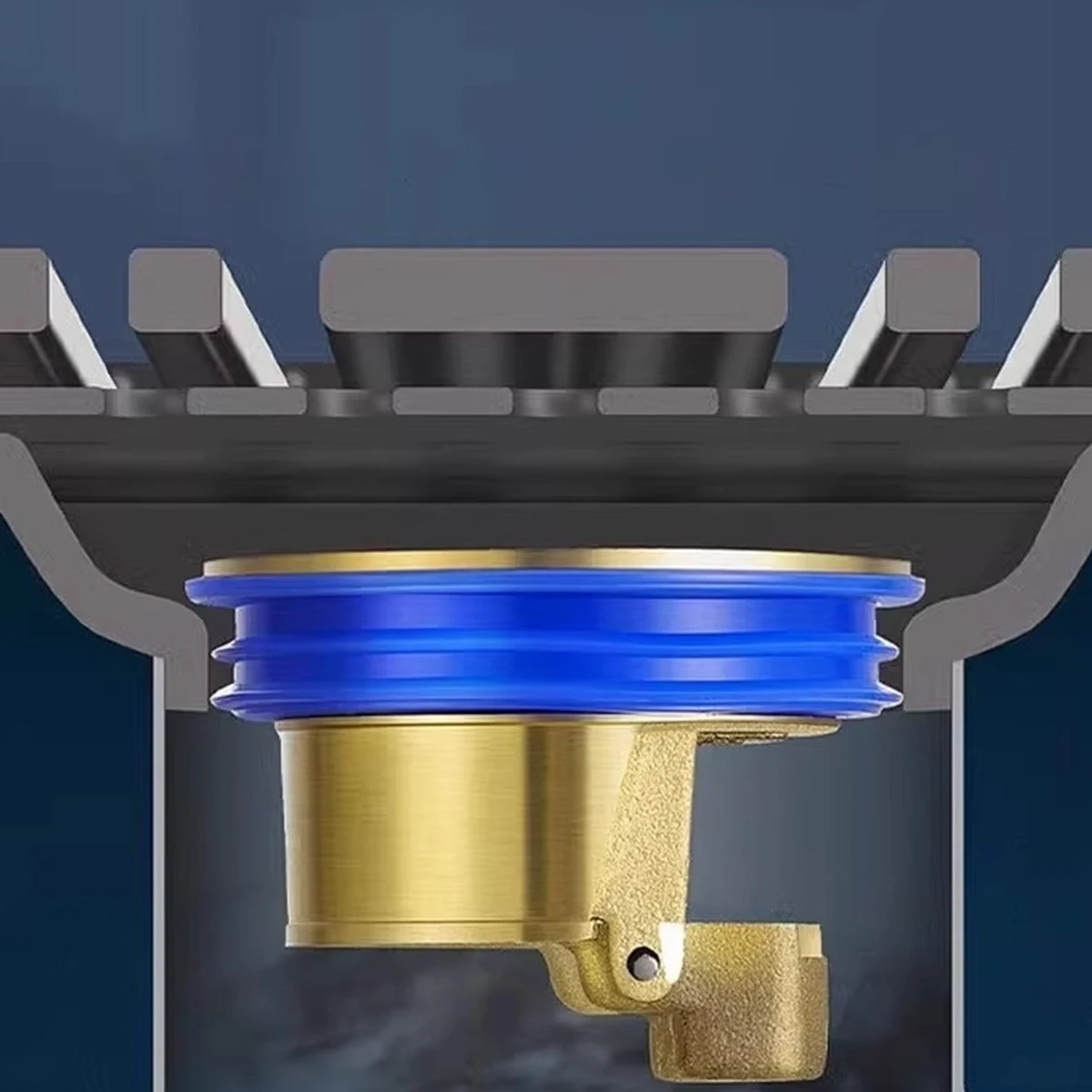 Adjustable Copper Core Drain Cover, Anti Odor Bathroom Kitchen Sink, 32-100mm Fit, Golden