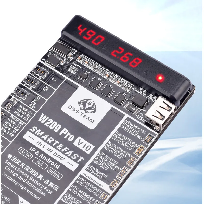 OSS-W09 Pro V3 Battery Efficiency Pop-Up Tester For IP11-15 Series Solves Battery Efficiency Pop-Up Modification Problems