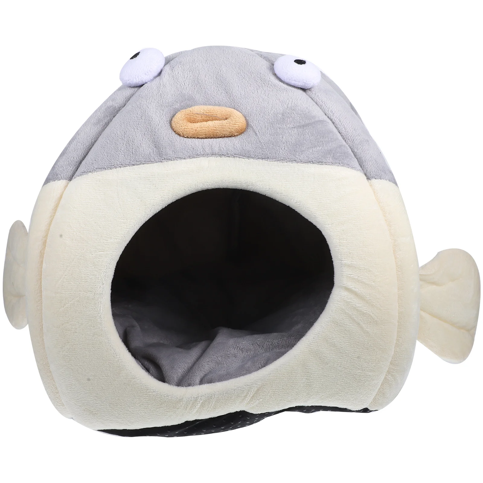 

Guinea Pig Pet Cat Litter Heated Bed Beds for Indoor Flannel Semi-Enclosed Nest